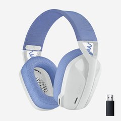 Навушники з мікрофоном Logitech G435 LIGHTSPEED White (981-001074), Білий, Вбудований в корпус