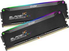 Оперативная память OLOy Blade RGB (OLOY) 32GB (2 x 16GB) 288-Pin PC RAM DDR5 6000 (PC5 48000) ND5U1660366BRKDA, DDR5, 32 Гб, 2, С RBG подсветкой