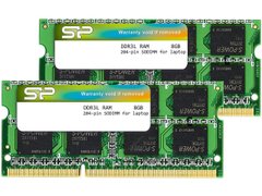 Оперативна пам'ять Silicon Power DDR3L 16GB 2х8 (SU016GLSTU160N22AH), DDR3L, 16 Гб, 2, Відсутня