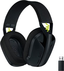 Навушники з мікрофоном Logitech G435 LIGHTSPEED Black (981-001050), Чорний, Вбудований в корпус