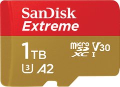 Карта памяти SanDisk 1 TB microSDXC UHS-I U3 V30 A2 Extreme (SDSQXAV-1T00-GN6MA)