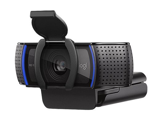 Веб-камера Logitech Webcam C920S PRO HD 1080p (960-001257), Черный