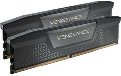 Corsair DDR5 32GB (2x16GB) 6000Mhz Vengeance Black (CMK32GX5M2B6000C40), DDR5, 32 Гб, 2, Охлаждения модуля, Отсутствует