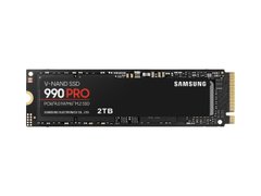 SSD Samsung 990 Pro 2TB M.2 PCIe 4.0 x4 V-NAND 3bit MLC (MZ-V9P2T0BW), Чорний
