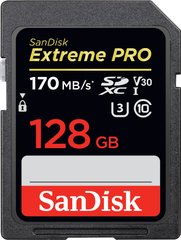 Карта пам'яті SanDisk 128 GB SDXC UHS-I U3 V30 Extreme PRO (SDSDXXD-128G-GN4IN)