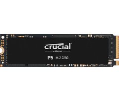 SSD Crucial P5 2 TB M.2 2280 PCIe 3.0 x4 (CT2000P5SSD8), Чорний