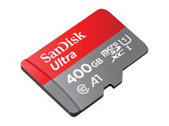 Карта пам'яті SanDisk 400GB Ultra microSDXC A1 UHS-I/U1 Class 10 with Adapter Speed Up to 100MB/s (SDSQUAR-400G-GN6MA)