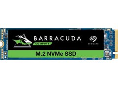 SSD Seagate Barracuda 510 SSD 500GB NVMe M.2 2280 PCIe 3.0 x4 3D NAND TLC (ZP500CM3A001), Черный