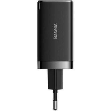 Сетевое зарядное устройство Baseus GaN5 Pro Fast Charger 65W Black Type-C to Type-C cable (CCGP120201)