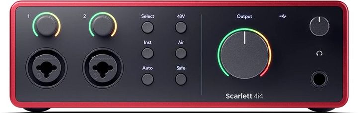 USB аудиоинтерфейс Focusrite Scarlett 4i4 4th Gen