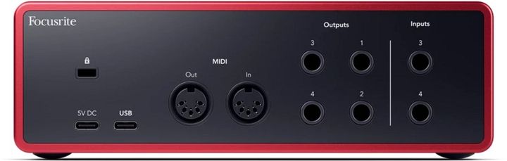 USB аудіоінтерфейс Focusrite Scarlett 4i4 4th Gen