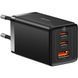 Сетевое зарядное устройство Baseus GaN5 Pro Fast Charger 65W Black Type-C to Type-C cable (CCGP120201)