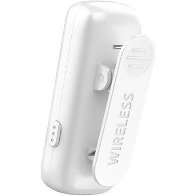 Микрофонная радиосистема для iPhone Ulanzi J12 Lightning White (UV-3097)