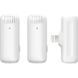 Микрофонная радиосистема для iPhone Ulanzi J12 Lightning White (UV-3097)