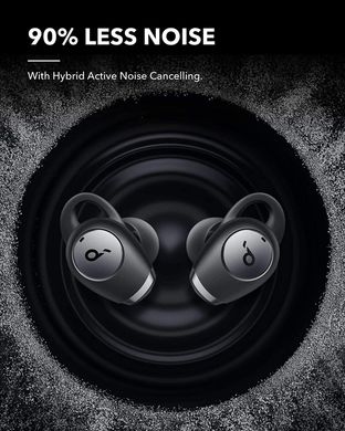 Навушники с микрофоном TWS Anker Soundcore Life A2 NC Black (A3935011), Черный, Встроенный в корпус
