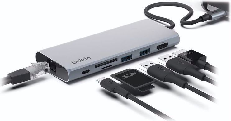 USB-хаб Belkin USB Type-C 7-in-1 (INC009btSGY)