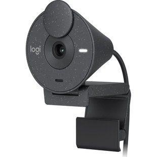 Веб-камера Logitech Brio 305 Graphite (960-001469), Сірий