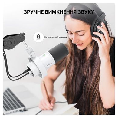 Микрофон студийный/ для ПК Fifine K688W