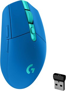 Мышь Logitech G305 Lightspeed Blue (910-006014), Синий, 12000 dpi