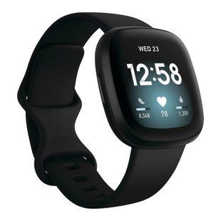 Смарт-часы Fitbit Versa 3 Black/Black Aluminum (FB511BKBK)