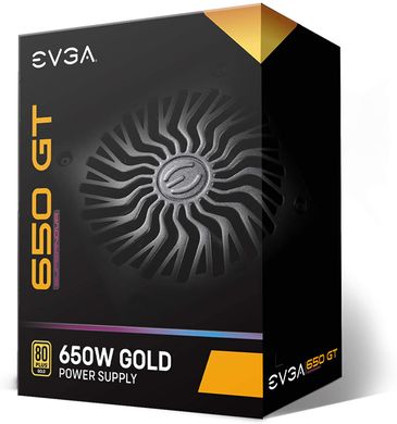 Блок питания EVGA SuperNova 650 GT 220-GT-0650-Y1, 80+ GOLD 650W, Fully Modular, ECO Mode