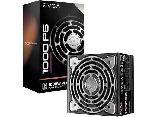 Блок питания EVGA SuperNova 1000 P6 220-P6-1000-X1, 80+ PLATINUM 1000W, Fully Modular, ECO Mode