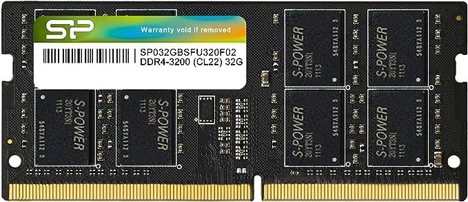 Оперативна пам'ять Silicon Power 32GB DDR4 3200 (SP032GBSFU320F02), DDR4, 32 Гб, 1, Відсутня