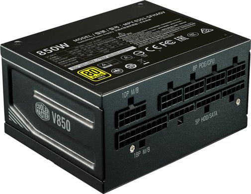 Блок живлення Cooler Master V850 SFX Gold ATX 3.0 850W (MPY-8501-SFHAGV-3EU)