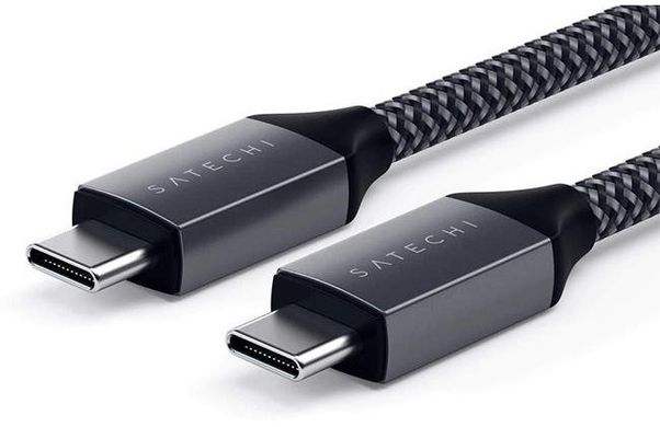 Кабель USB Type-C Satechi USB-C to USB-C 100W Charging Cable Space Gray 2m (ST-TCC2MM)