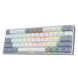 Клавиатура Redragon Fizz K617 White/Gray ENG/UKR (K617RGB-WG), Белый-серый, белый-серый