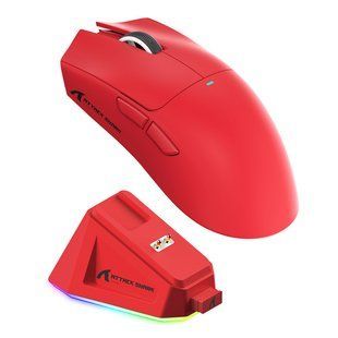 Миша Attack Shark X11 Red PAW3311, 22000 DPI