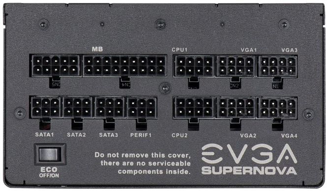 Блок питания EVGA SuperNova 750 P2 220-P2-0750-X1, 80+ PLATINUM 750W, Fully Modular, ECO Mode