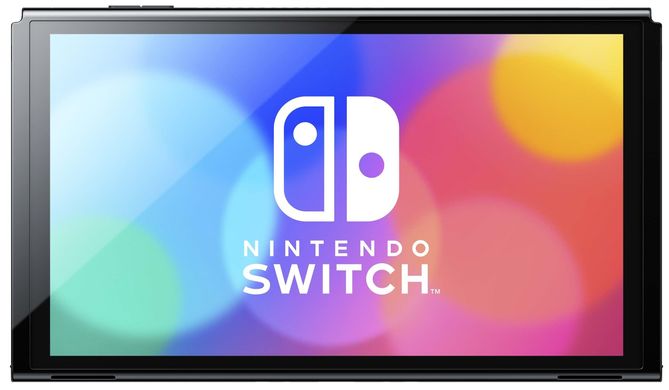 Портативная игровая приставка Nintendo Switch OLED with Neon Blue and Neon Red Joy-Con (045496453442)