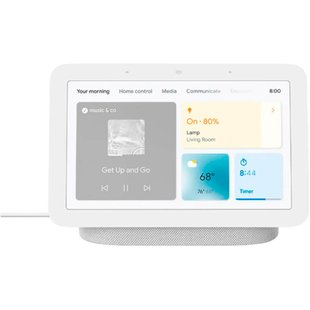 Центральный контроллер для умного дома Google Nest Hub 2nd Generation Chalk (GA01331-US)