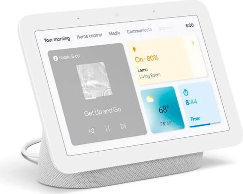 Центральний контролер для розумного будинку Google Nest Hub 2nd Generation Chalk (GA01331-US)