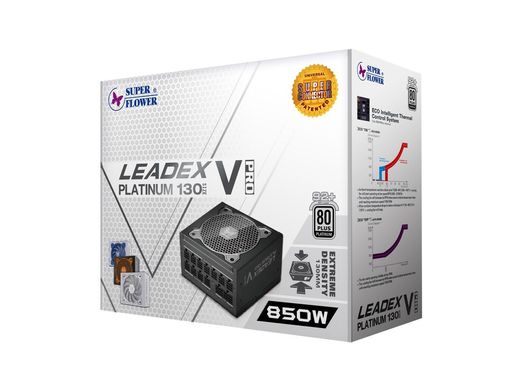 Блок живлення Super Flower Leadex V PLATINUM PRO 1000W 130mm SF-1000F14TP(12VHPWR)