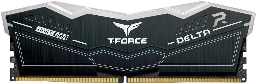 Оперативная память TEAM T-Force Delta RGB DDR5 6000MHz 16GB (2x8GB) (FF7D516G6000HC38ADC01), DDR5, 16 Гб, 2, Охлаждения модуля, Присутствует