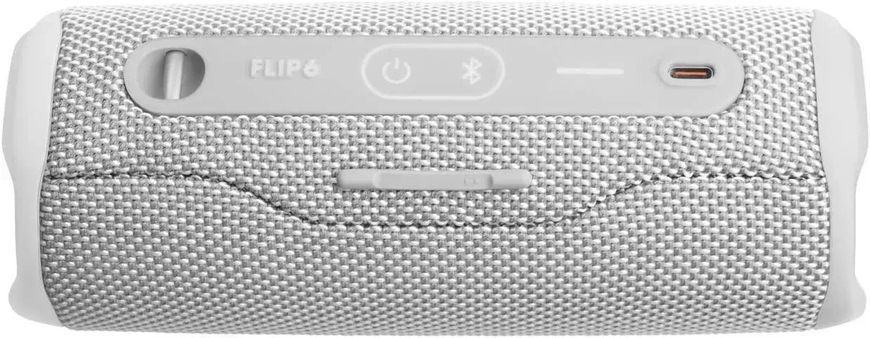 Портативная колонка JBL Flip 6 Steel White (JBLFLIP6WHT)