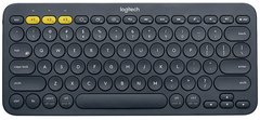 Клавіатура бездротова Logitech K380 Multi-Device dark gray Bluetooth Keyboard us/ansi (920-007582)