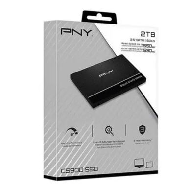 SSD накопичувач PNY CS900 2 TB (SSD7CS900-2TB-RB), Чорний