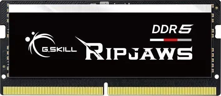 Пам'ять для ноутбуків G.Skill 64 GB (2x32GB) SO-DIMM DDR5 4800 MHz Ripjaws (F5-4800S3838A32GX2-RS), DDR5, 64 ГБ, 2, Відсутня