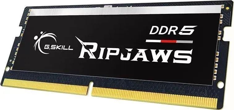 Пам'ять для ноутбуків G.Skill 64 GB (2x32GB) SO-DIMM DDR5 4800 MHz Ripjaws (F5-4800S3838A32GX2-RS), DDR5, 64 ГБ, 2, Відсутня