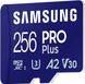 Карта памяти Samsung 256 GB microSDXC UHS-I U3 V30 A2 PRO Plus + Reader (MB-MD256SB)