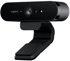 Веб-камера Logitech Brio (960-001106) Открытая коробка, Черный