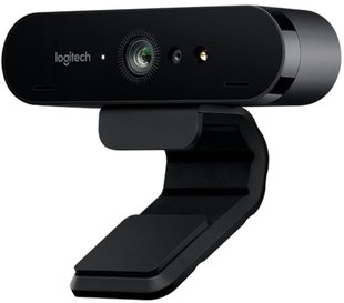 Веб-камера Logitech Brio (960-001106) Open Box, Черный