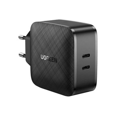 Сетевое зарядное устройство UGREEN 66W 2 x Type-C PD Charger Black (70867)