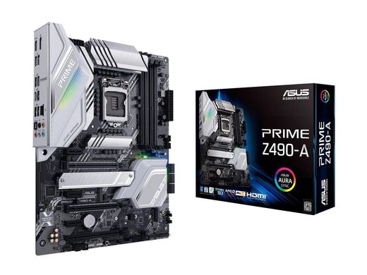 Материнская плата Asus Prime Z490-A (s1200, Intel Z490, PCI-Ex16)