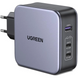 Мережевий зарядний пристрій UGREEN CD289 GaN 140W Fast Charger Gray + Type-C to Type-C (90549)