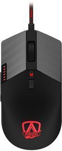 Мышь AOC AGON AGM700 RGB Gaming USB Black (AGM700DRCR), 16000 dpi