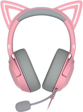 Навушники з мікрофоном Razer Kraken Kitty V2 Quartz (RZ04-04730200-R3M1)